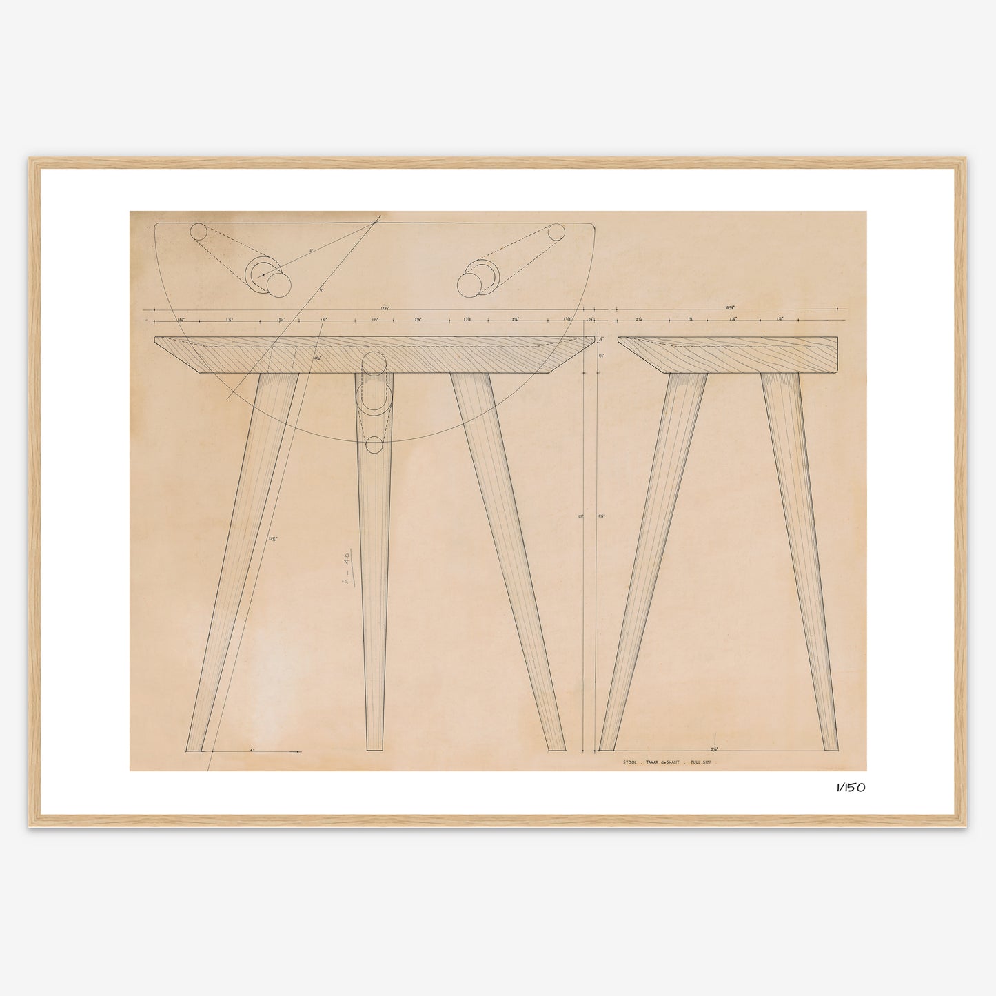 Central Stool - Limited Edition Print