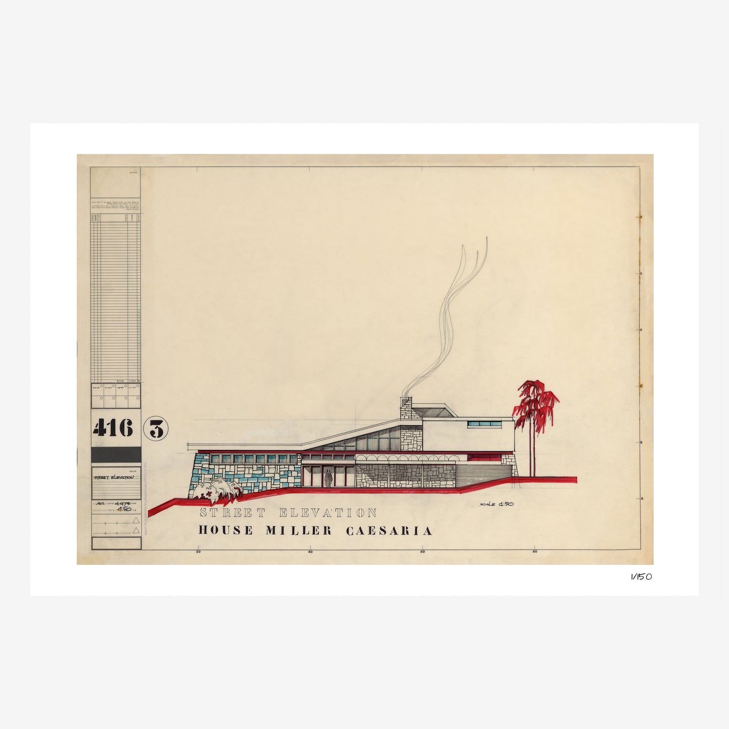 Miller House - Limited Edition Print